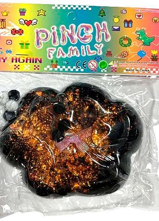 Лапка антистрес чорно-золота stb-13