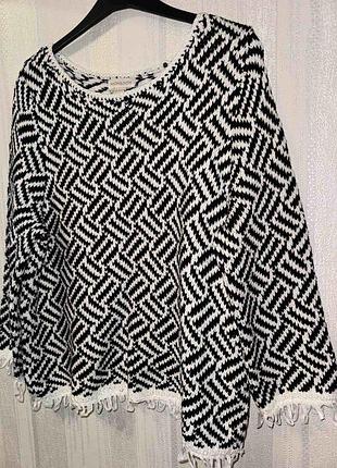 Вязаный, стильный свитер 4