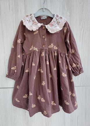 Брендова сукня з вишитим коміром