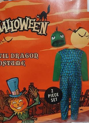 Карнавальний костюм дракона динозавра 86/92 98/104