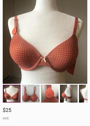 Бюстгальтер бра у горошок gilligan & o’malley
75 с