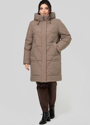Зимове жіноче стьобане пальто ar-6204
