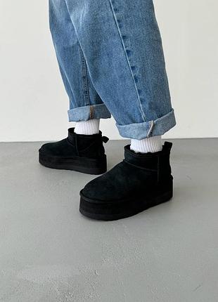 Уггі угги угі уги угг ugg classic ultra mini platform xl black • 0083