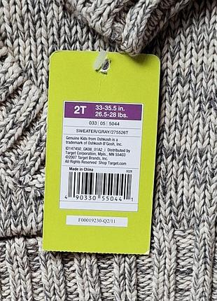 Нова кофта, светр genuine kids oshkosh 6