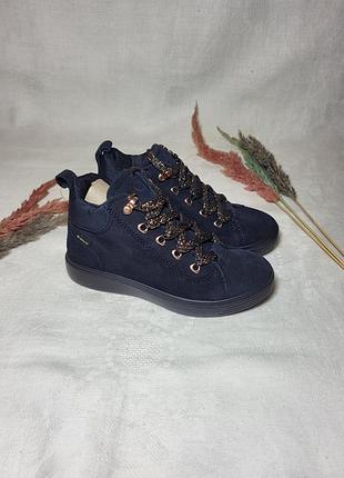 Замшевые ботинки ecco