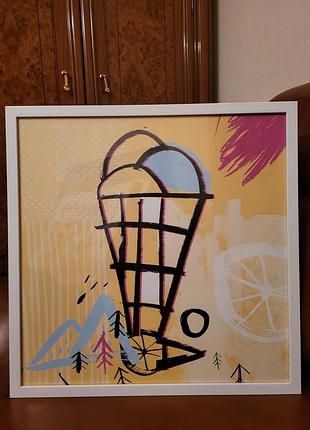 Картина “ice dream” – арт, наполняющий пространство легкостью и цветом 🍦