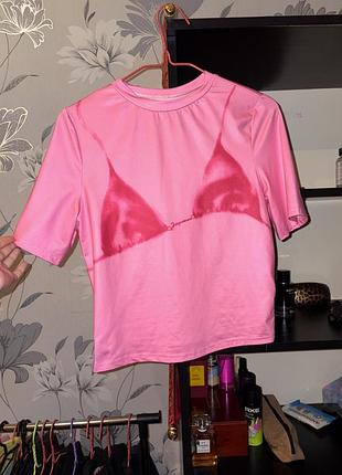 Футболка рожева, сексі