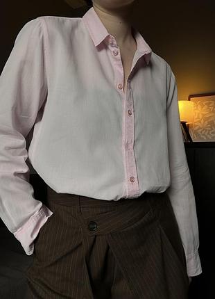 Бавовняна рожева сорочка mark o’polo