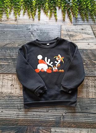 Толстовка с новогодним принтом