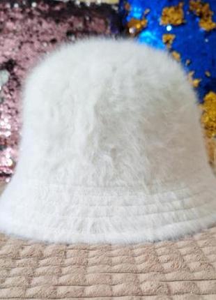 Новая ангоровая теплая панама