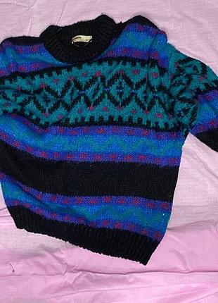 Светр з принтом pull and bear