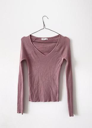 Джемпер в рубчик лонгслів кофта primark