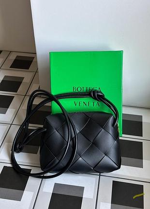 Сумка bottega veneta mini camera bag 'black/gold'