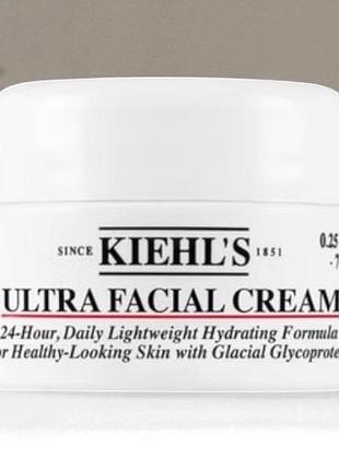 Зволожуючий крем kiehl's ultra facial cream, 7 ml