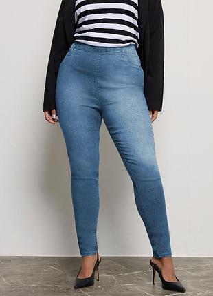 Стретчевые джеггинсы, джинсы на резинке, большой размер, батал, yours.