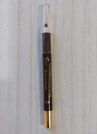 Карандаш для глаз collistar professional eye pencil 2 коричневый тестер