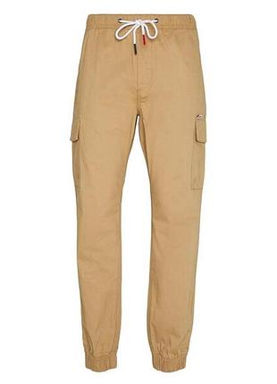 Чоловічі штани-карго tommy jeans cargo jogger бежевого кольору розмір l