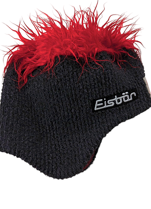 Eisbar punk hair винтажная зимняя шапка треккинговая лыжная горнолыжная сноубордическая размер 55-56