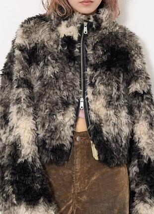 Жіноча шубка з єкo-хутра, бренду gi seven