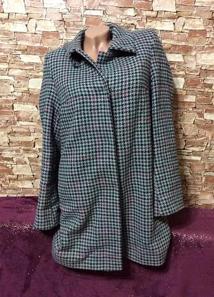 Пальто жіноче р.44-46 демісезонне без капішона шерстяне