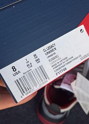 Кросівки reebok classic leather legacy 8