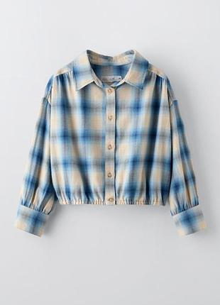 Рубашка на резинке zara для девочки