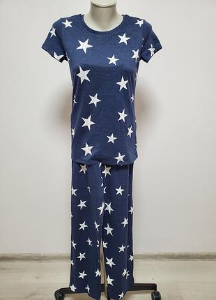 Гарна брендова трикотажна котонова піжама