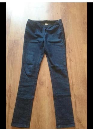Джинсьи скинни на резинке.р.l-xl.