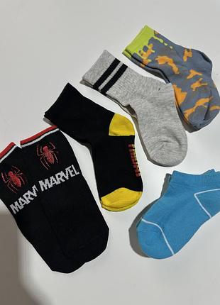 Набір дитячих шкарпеток 5шт,23-26р,primark
