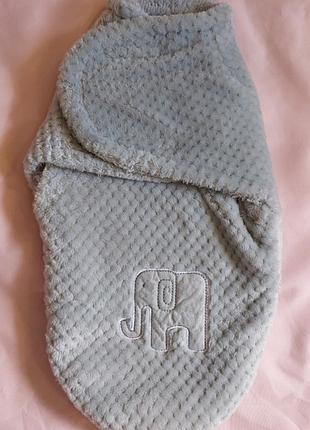 Теплий дитячий спальний мішок кокон
від 0 до 3 місяців