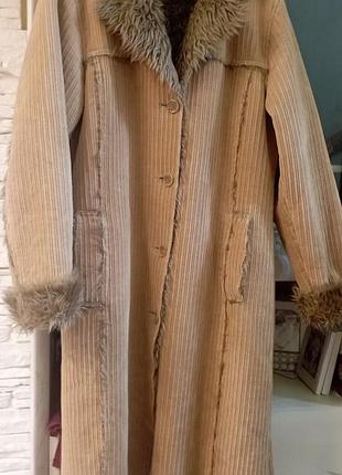 Дубленки пальто вельвет винтаж