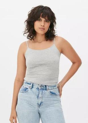 Жіноча трикотажна натуральна майка розміру m