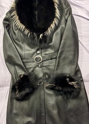 Пальто зима( осінь), натуральна шкіра