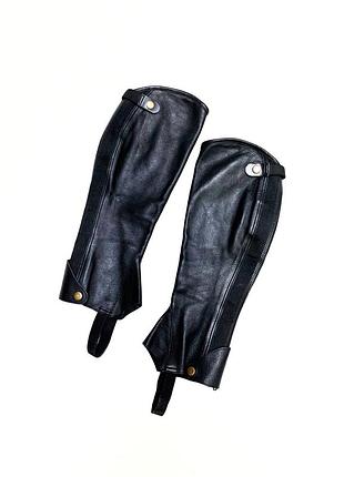 Covalliero size l кожаные краги бахилы для верховой езды конного спорта:)