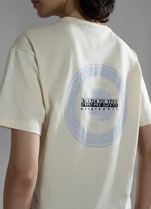Футболка napapijri s-montalva w white whisper