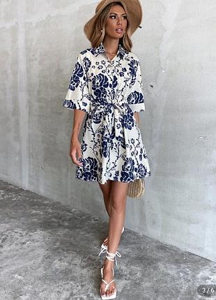 Платье женское в цветочный принт zara