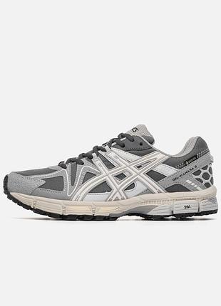 Кроссовки женские / мужские серые с кожи осенние весенние летние