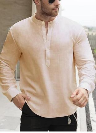 Чоловіча лляна сорочка