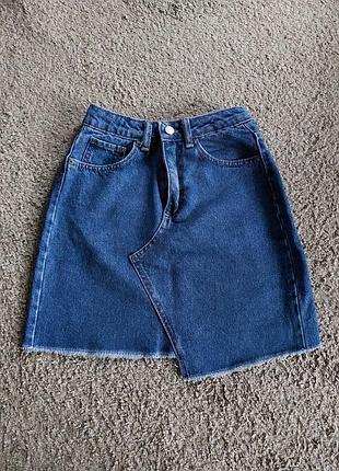 💖💛💜 стильна джинсова міні спідниця