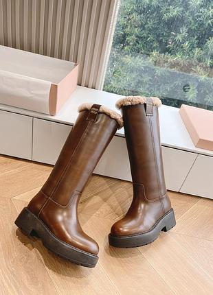 Зимові чоботи з хутром