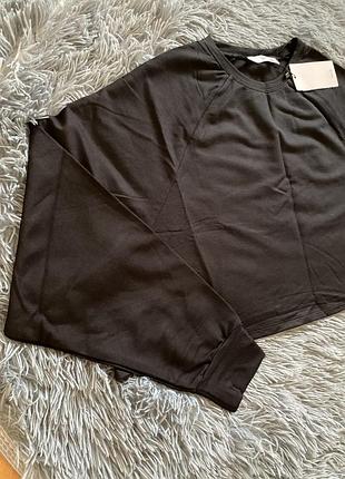 Кофта реглан лонгслів кофтинка укорочена реглан шолк кофта шовк