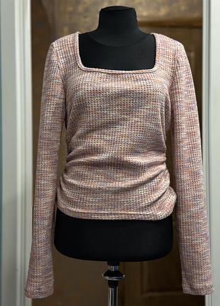 Лонгслів жіночий з квадратним вирізом