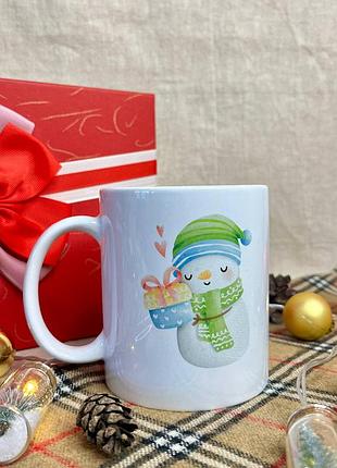 Чашка с надписью. чашка принт. новогодняя кружка.