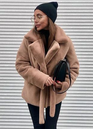 Эко шубка женская