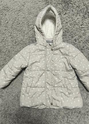 Куртка на девочку зимняя 92