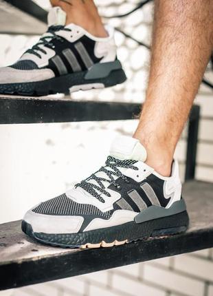 Adidas nite jogger black carbon grey🆕шикарні кросівки адідас🆕купити накладений платіж