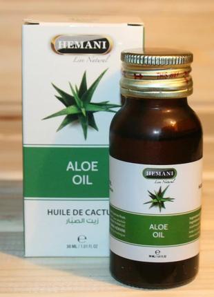 Масло алоэ hemani aloe vera oil 30 мл1 фото