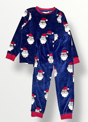 F&f. теплапіжама новорічна велюрова піжама