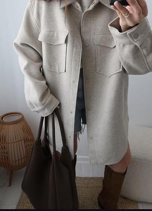 Теплий овершот сорочка hm