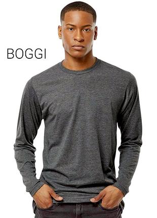 Лонгслив мужской базовый boggi milano футболка на длинный рукав s m